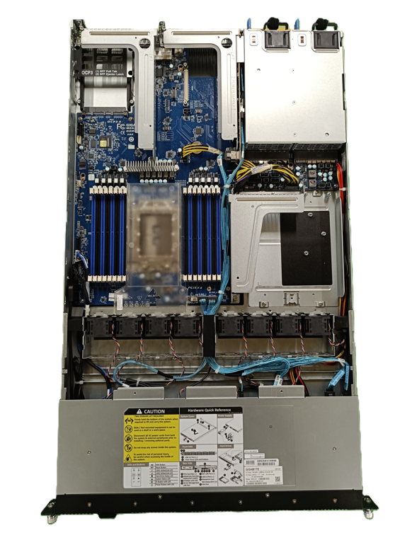 【在庫限定特価】※検証機特価※ Gigabyte R162-ZA1 AMD EPYC 7003対応1Uサーバ ベアボーン